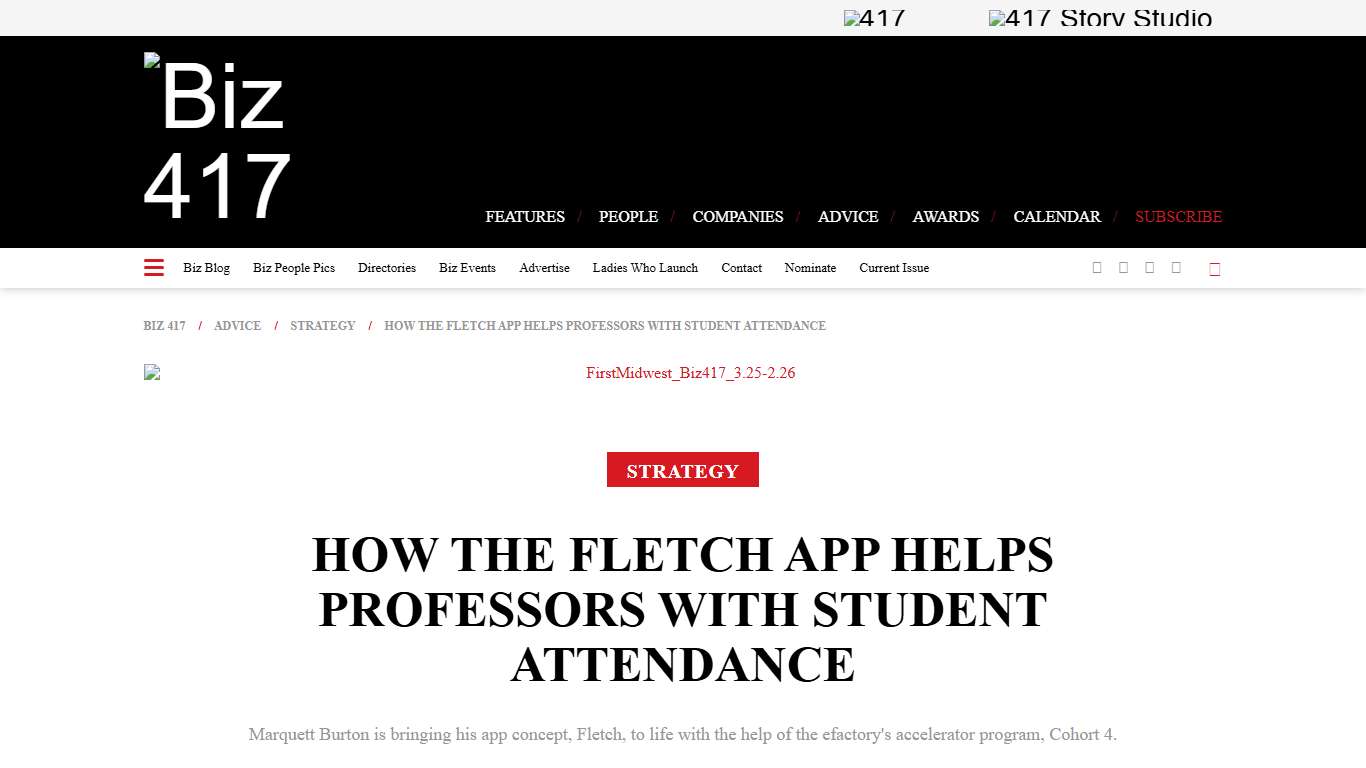 Marquett Burton Creator of Fletch App